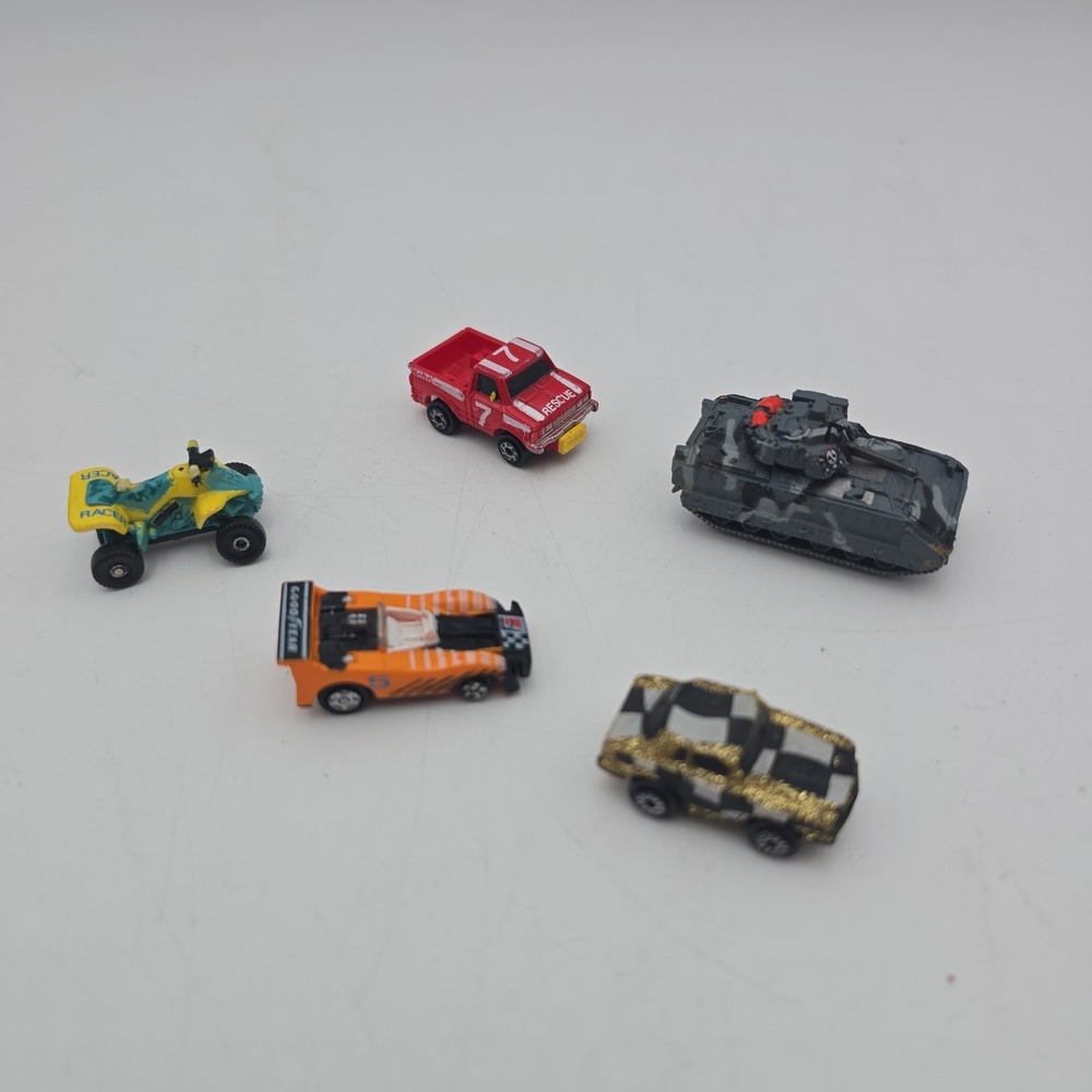 Galoob Micro Machines Lot Of 5 Cars Mini Car Military